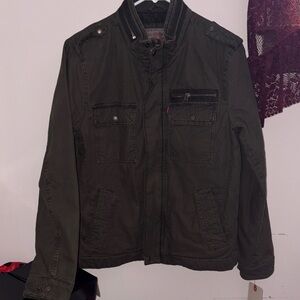 Levi's Military Field Jacket in Olive Green